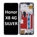 Huawei Honor X8 (4G) (2022) with frame LCD touch screen (Original Service Pack) [Silver] H-240